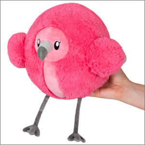 Mini Squishable Fluffy Flamant rose