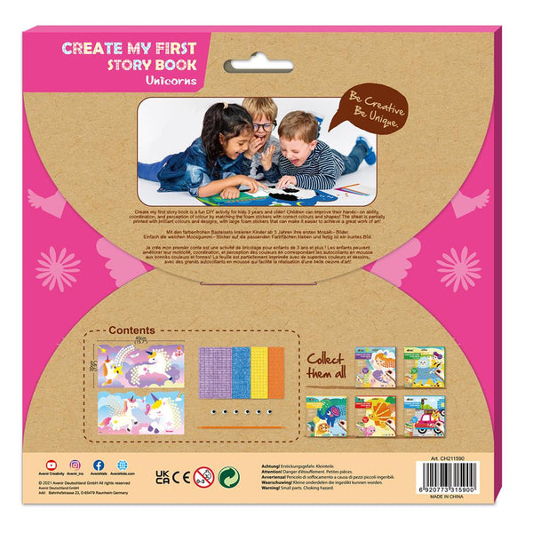 Mosaïque Junior - Je Crée Mon Premier Conte - Licornes – vue produit 2