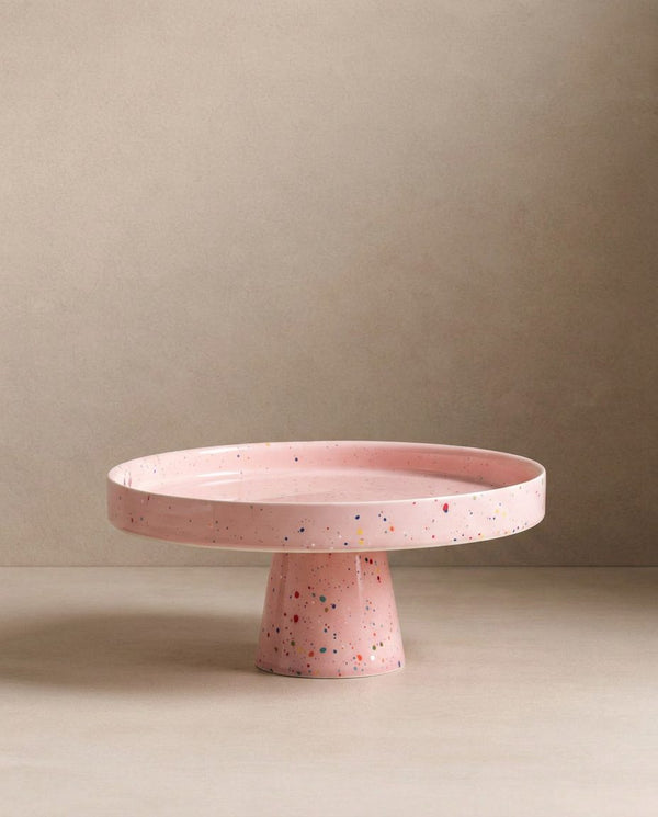 New Party Cake Stand 28cm Pink