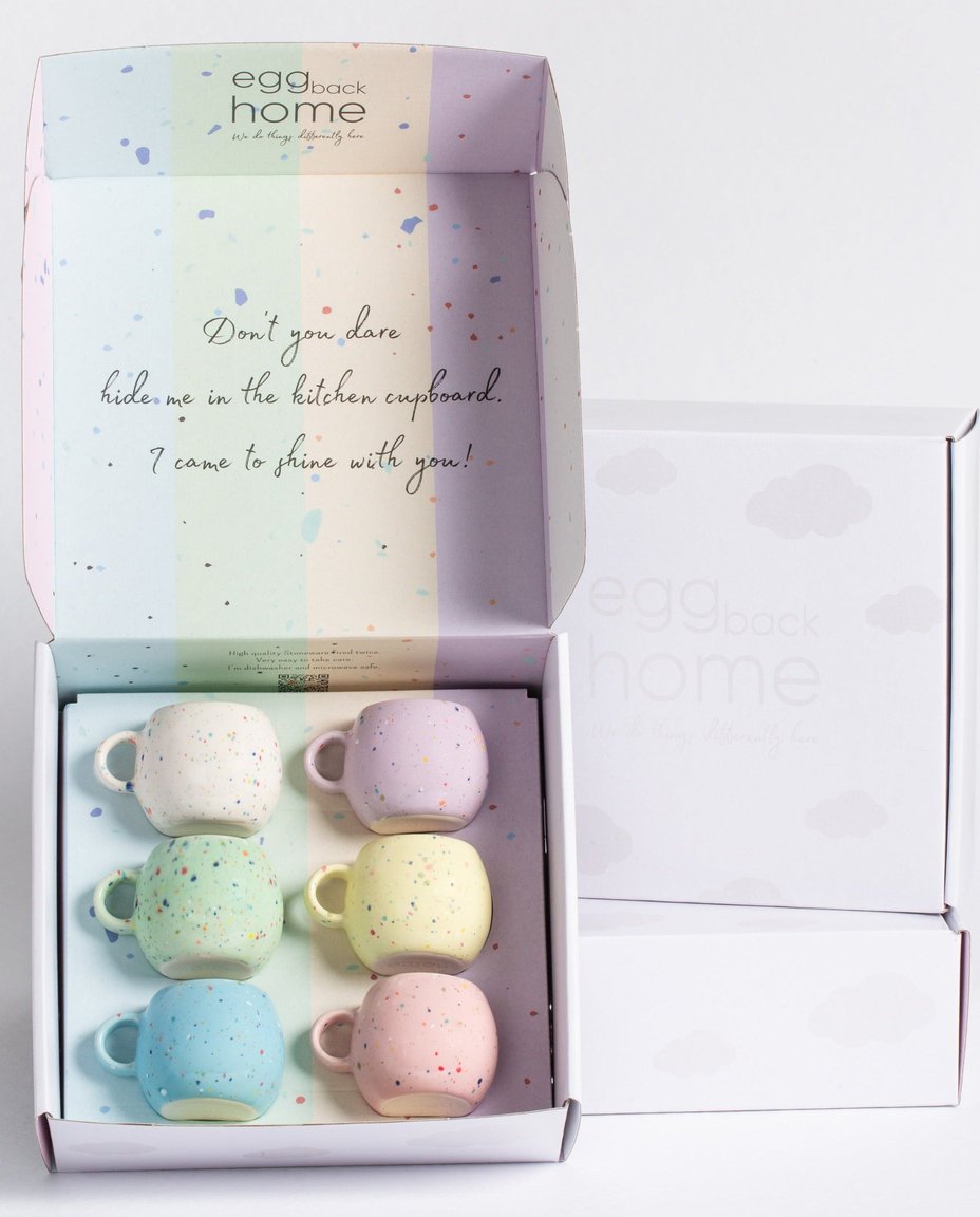 New Party Mug Boule 90ml - Mélange 6 Pièces