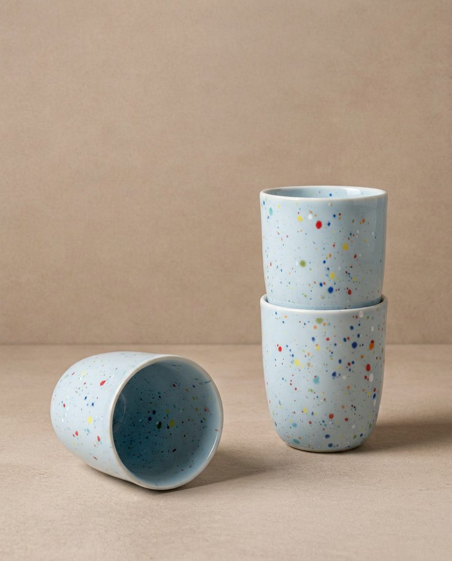 New Party Tasse moyenne 220 ml - Mélange 6 pièces