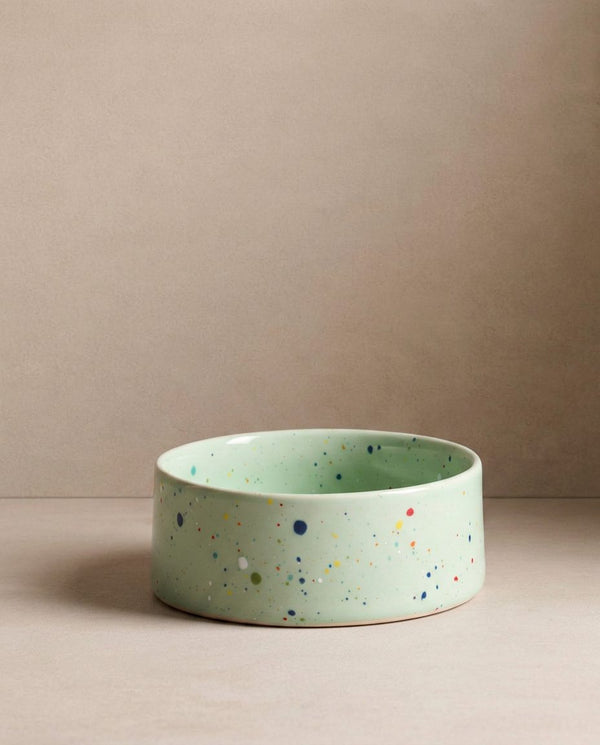 New Party Pet Bowl 14cm Set 2 Green