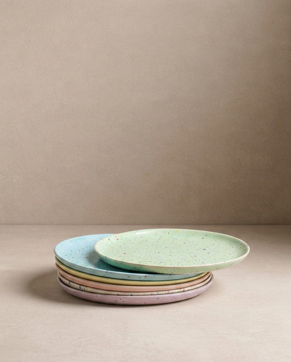 New Party Assiette à Salade 22cm - Mélange 6 Pièces