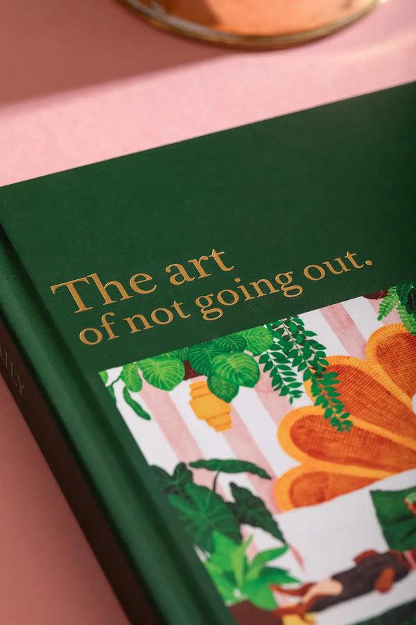 The art of not going out - Hardcover notebook A5