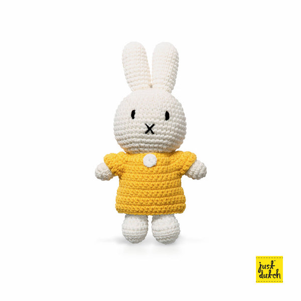 Peluche en Crochet Lapin Miffy - Robe Classique - Jaune