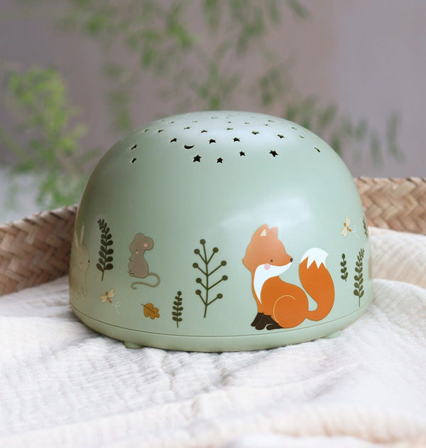 Veilleuse projecteur - Amis de la forêt – vue 2 – A Little Lovely Company