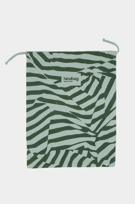 Pochon cadeau Rayure Vert
