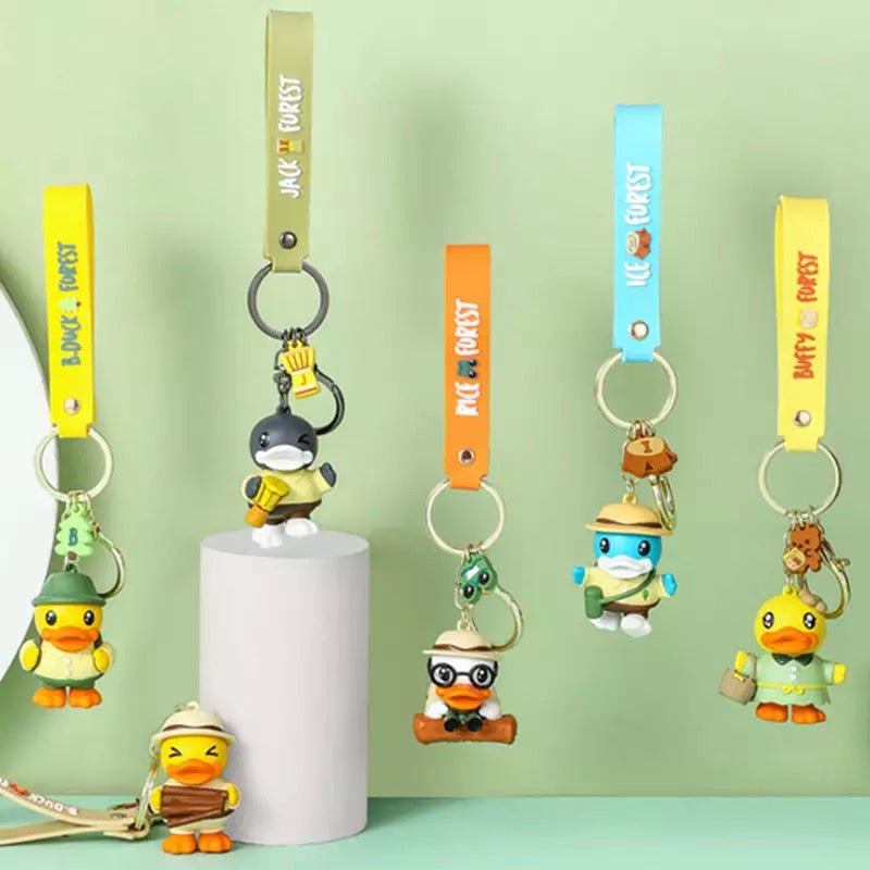 Porte-Clés Canard Jaune Campeuse – visuel produit