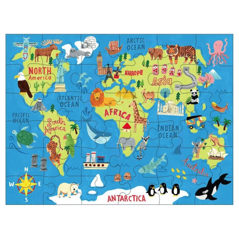 Puzzle to Go Carte du Monde