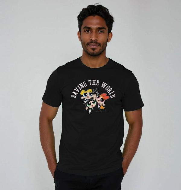 T-shirt adulte Powerpuff Girls Saving the World