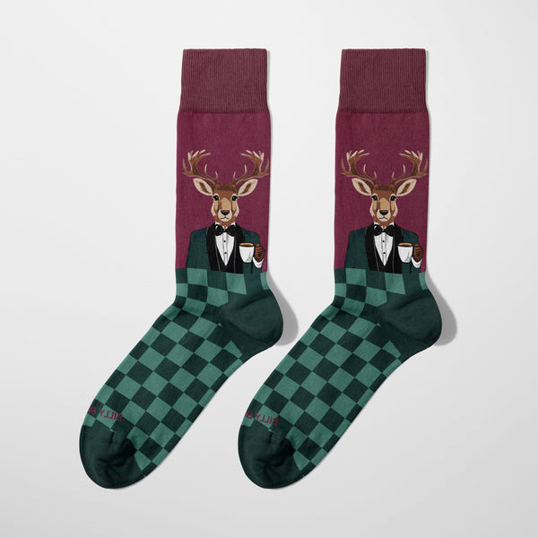 Majestic Reindeer Socks