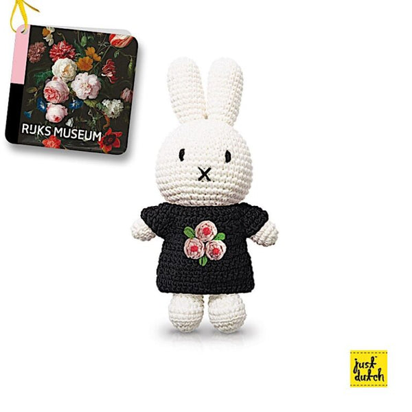 Peluche en Crochet Miffy - Robe Fleurs Rijksmuseum