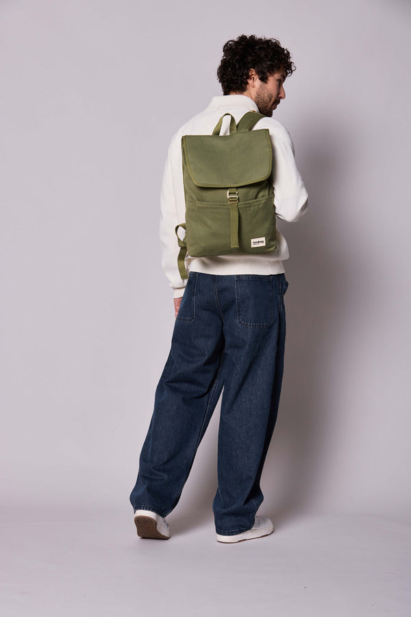 Gustave Olive Backpack