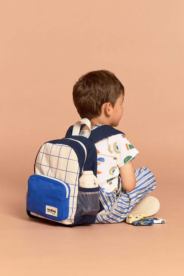 Romy Three-Tone Checkered Backpack