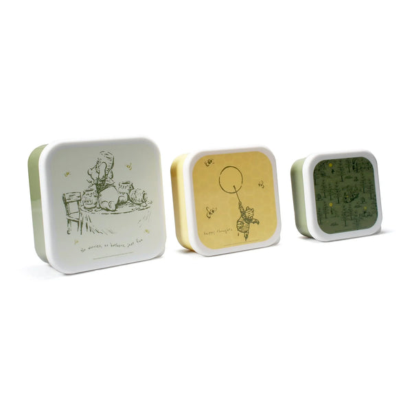 Lot de 3 boîtes à goûter Winnie l’Ourson