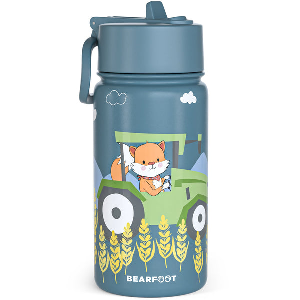 Thermo Kids Stainless Steel Drinking Bottle - Tractor