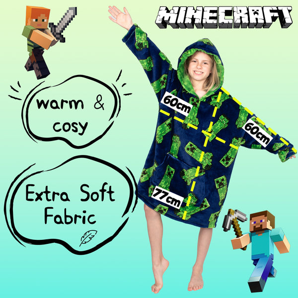 Sweat à capuche Minecraft – Oversized Blanket
