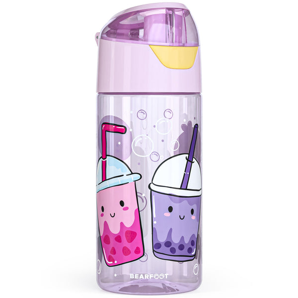 Children's water bottle, lightweight water bottle - Bubble Tea