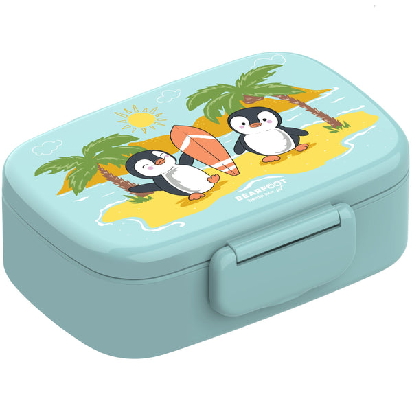 Kids' Bento Box with Compartments, Lightweight & Leakproof - Penguin