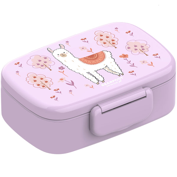 Kids' Lunch Box with Compartments, Lightweight & Leak-Proof - Llama