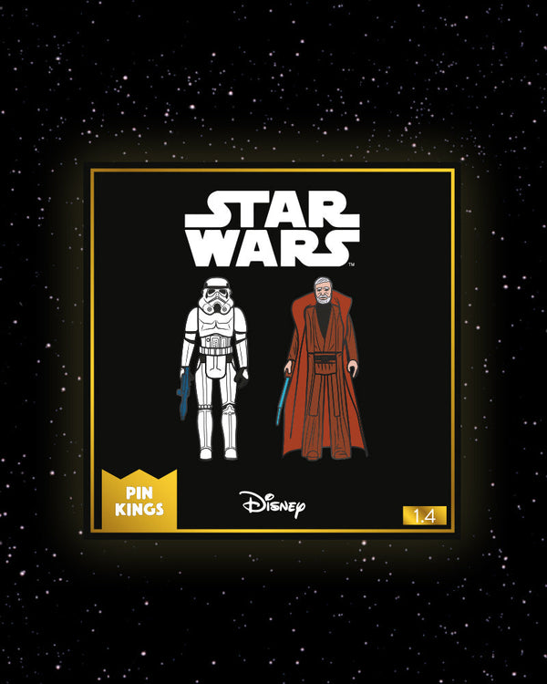 Pin's Star Wars Set 1.4 - Stormtrooper et Obi-Wan Kenobi