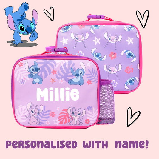 Personalized Lunch Bag - Stitch and Angel