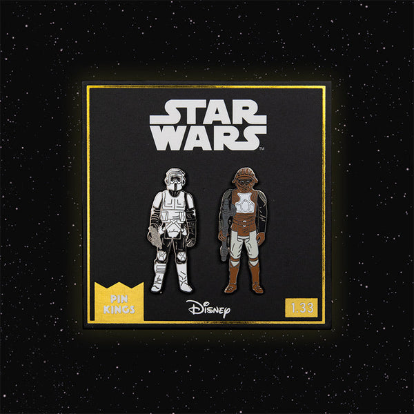 Pin's Star Wars Set 1.33 – Biker Scout et Lando Calrissian (Skiff Guard Disguise)