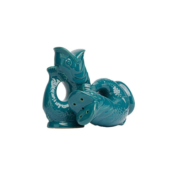 Salière et poivrière Poissons « Gluggle Pots » - Sarcelle