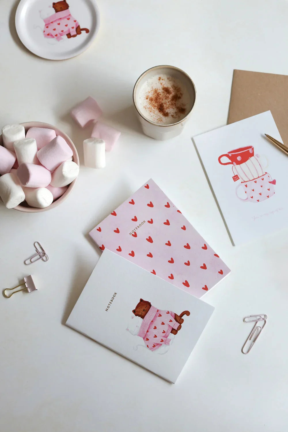 Duo Together Cats - A6 Pocket Notebook