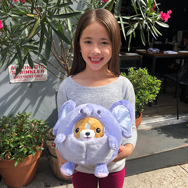 Peluche Undercover Squishable – Corgi en Éléphant