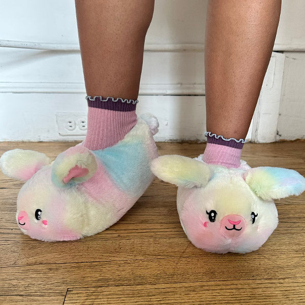 Chaussons Squishable – Lapin Tie-Dye