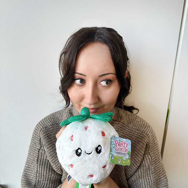 Peluche Snacker – Fête Snacker Blanc Fraise