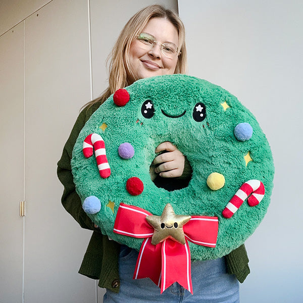 Peluche Squishable – Noël Couronne