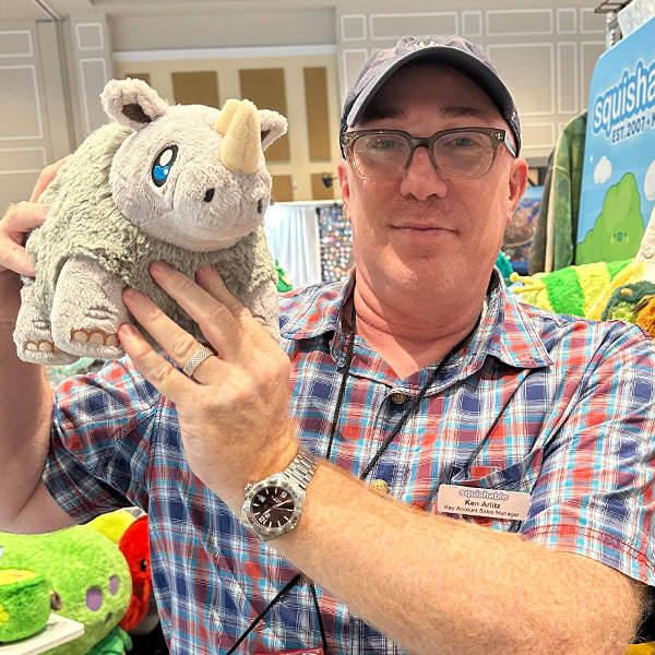 Peluche Mini Squishable – Rhinocéros
