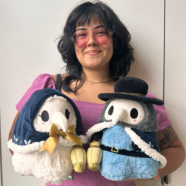 Duo Mini Squishable – Docteur et Infirmière de la Peste – Hiver Givré