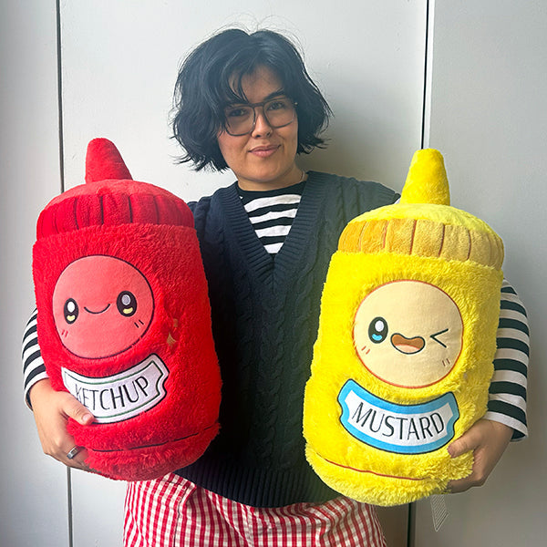 Peluche Comfort Food – Moutarde
