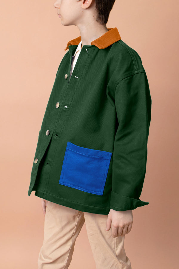 Veste Marceau Tricolore sapin