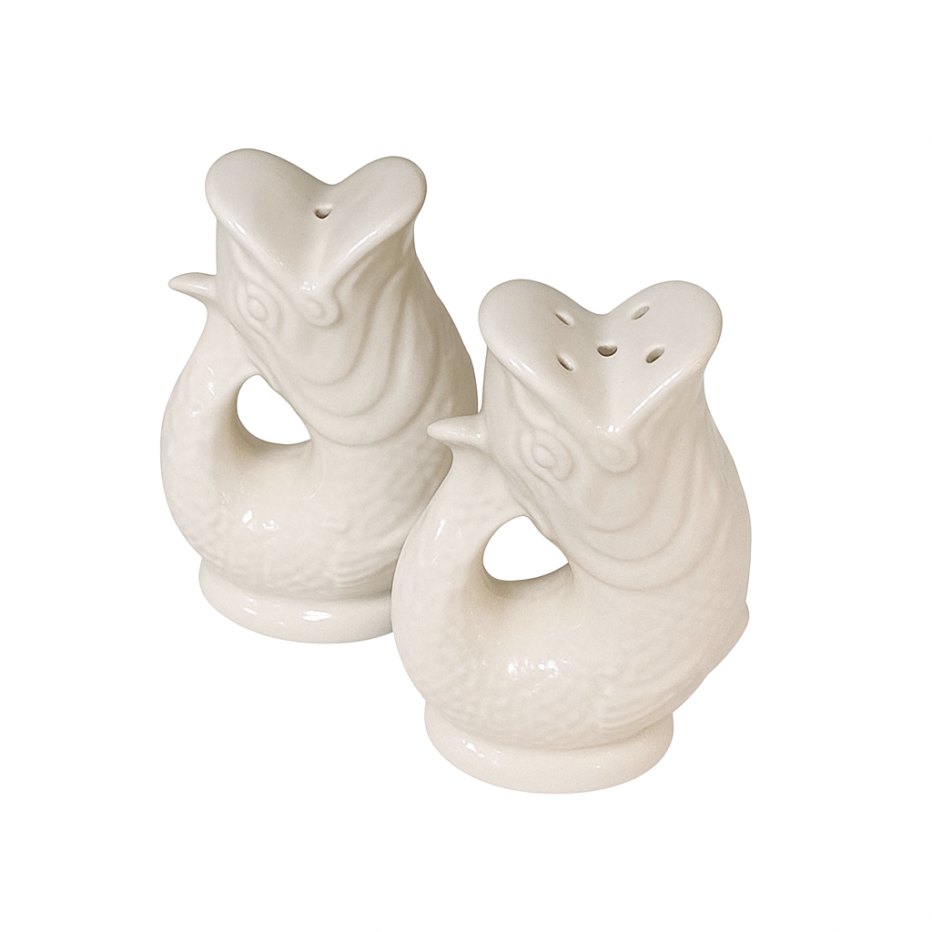 Sel et poivre Poissons « Gluggle Pots » - Blanc