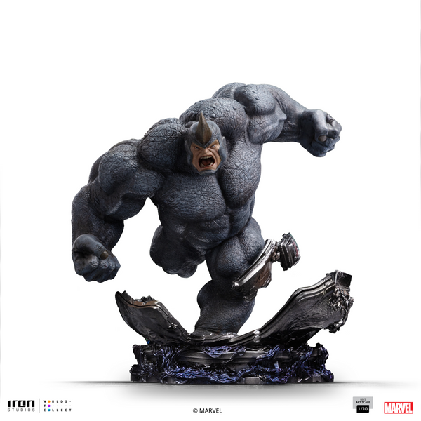Rhino Statue - Spider-Man vs Villains Diorama - BDS Art Scale 1/1/10 - Marvel Comics