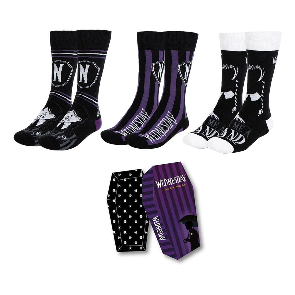 Pack of 3 pairs of Wednesday Socks