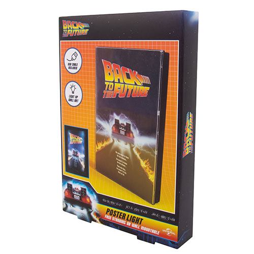 Back to the Future Luminous Poster - Burning Rubber