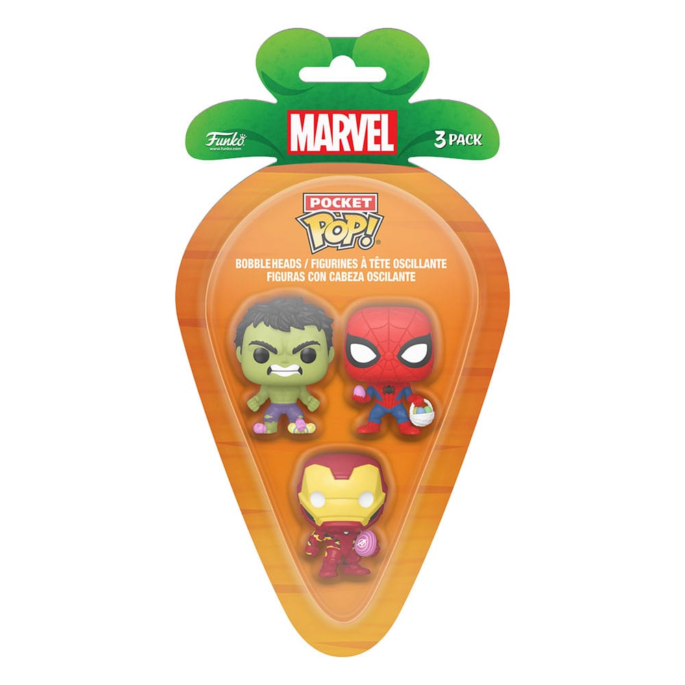 Pocket Pop! Easter Hulk, Spider-Man & Iron Man 3-Pack