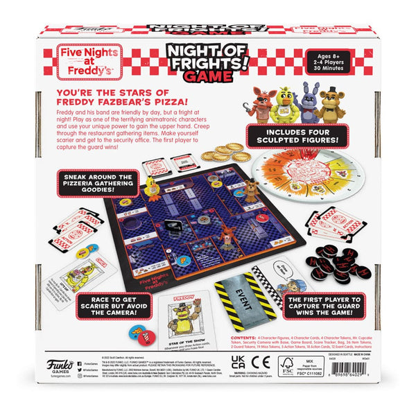 Funko Jeu de plateau Five Nights at Freddy's - Night of Frights