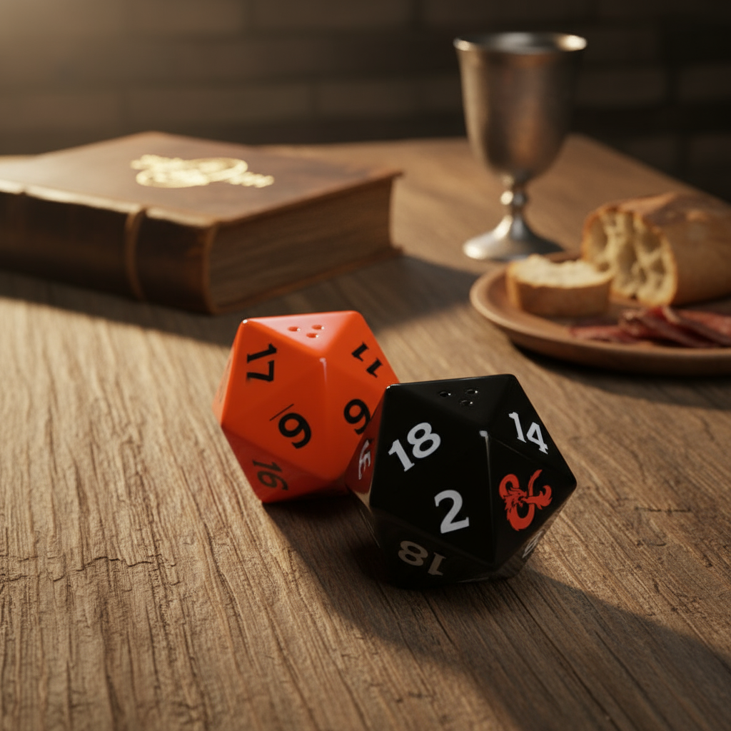 Salt and Pepper Dungeons and Dragons - Dice