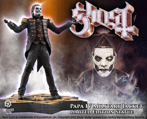 Statuette Rock Iconz Papa Emeritus IV (Military Jacket)