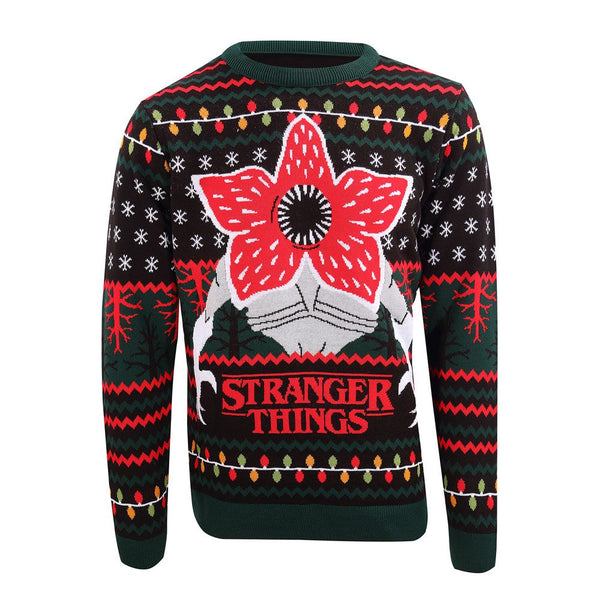 Stranger Things Christmas Sweater - Demogorgon