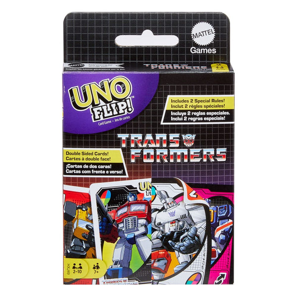 UNO Flip! Card Game - Transformers