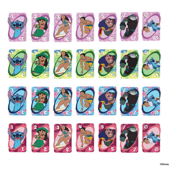 UNO Card Game - Lilo & Stitch