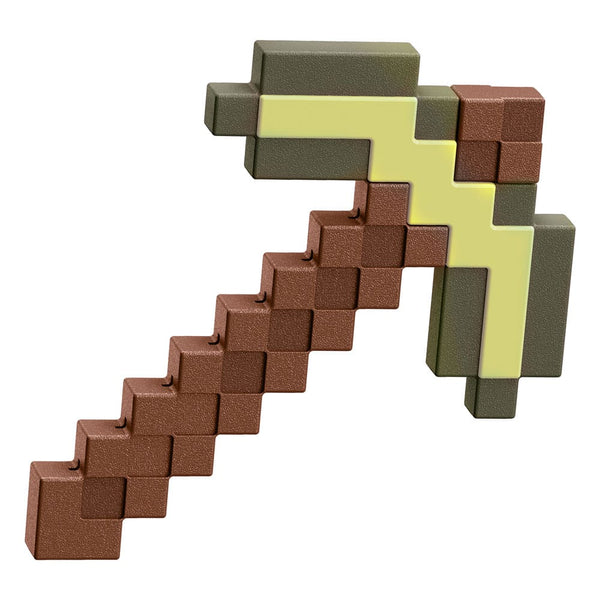 replique roleplay minecraft pioche en or mattel