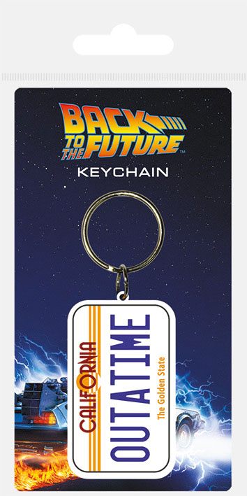 Back to the Future Keychain - Plaque